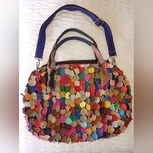 Colorful Patchwork Women's Shoulder Bag